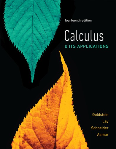 Calculus & Its Applications (14th Edition) – eBook PDF