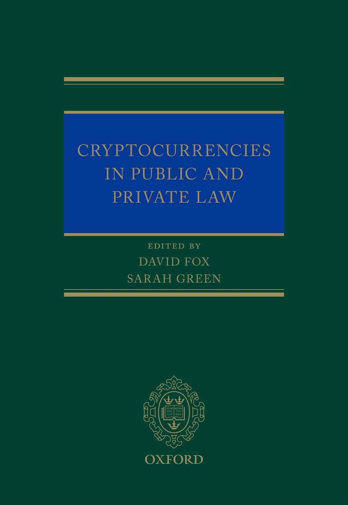 Cryptocurrencies in Public and Private Law – eBook PDF